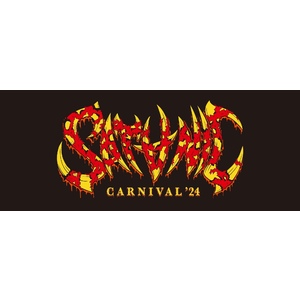 SATANIC CARNIVAl 2024 OFFICIAL FACE TOWEL（BLACK/YELLOW）