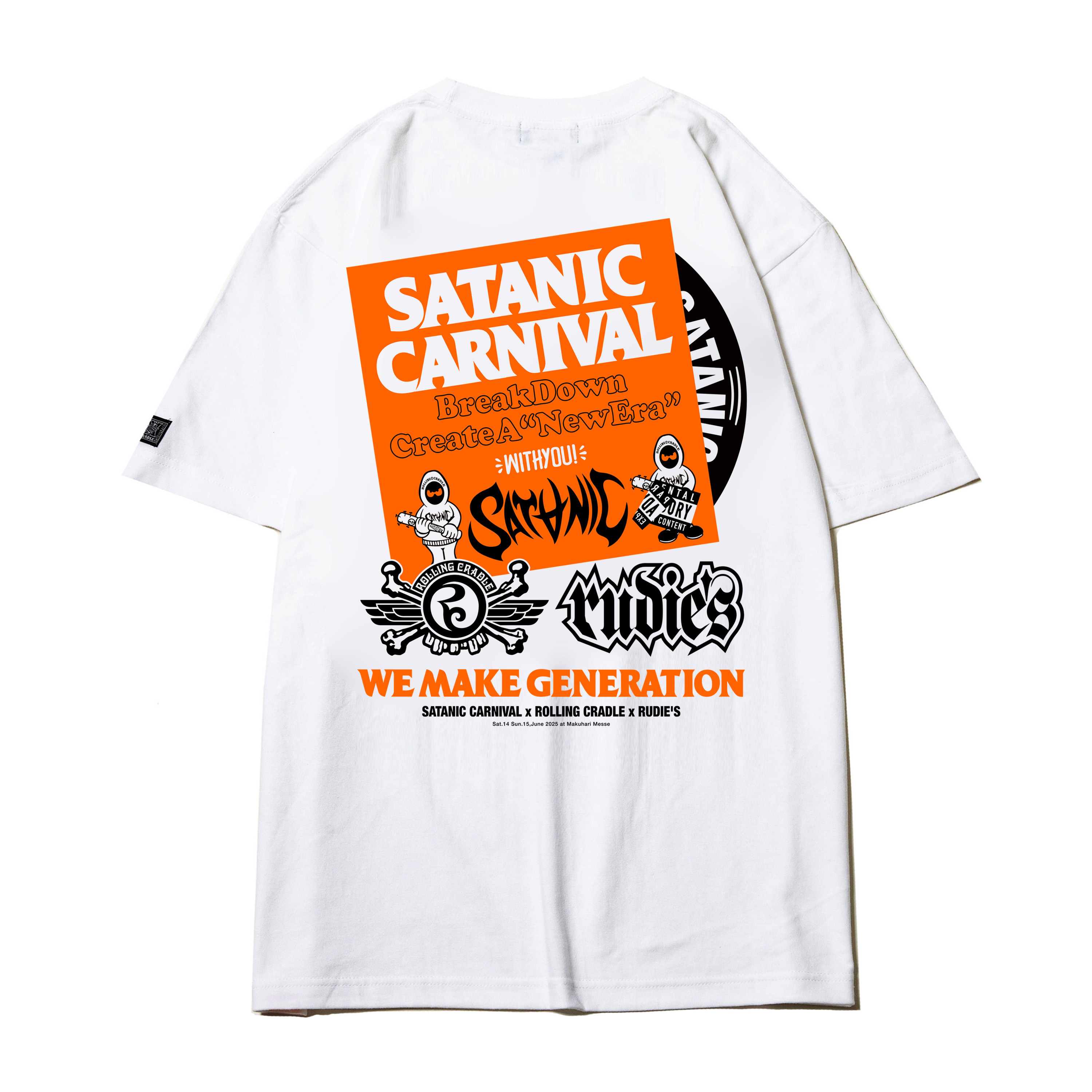 SC25 RUDIES x ROLLING CRADLE TEE（WHITE）