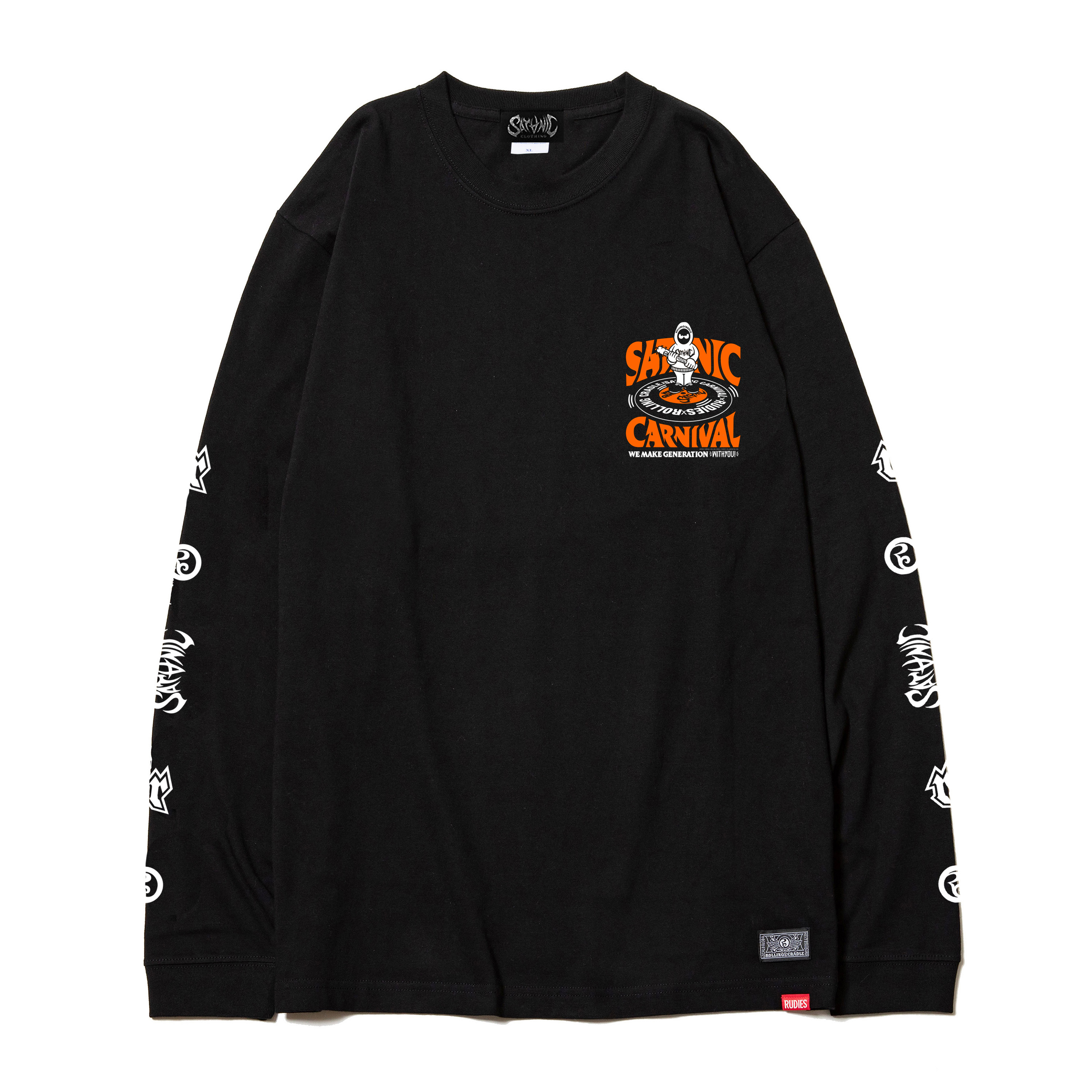 SC25 RUDIES x ROLLING CRADLE LONG SLEEVE TEE（BLACK）