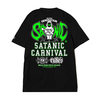 SATANIC CARNIVAL 2026 x ROLLING CRADLE & RUDIE'S TEE（ブラックxグリーン）
