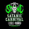 SATANIC CARNIVAL 2026 x ROLLING CRADLE & RUDIE'S TEE（ブラックxグリーン）