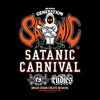 SATANIC CARNIVAL 2026 x ROLLING CRADLE & RUDIE'S TEE（ブラックxオレンジ）